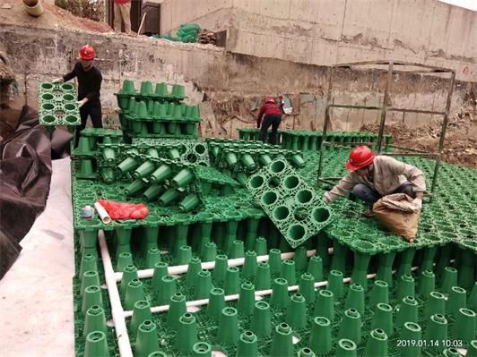 广州_南沙工业区雨水收集利用系统模块水池项目工程